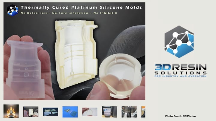 Product 3: Platinum Cure Safe 3D Printing Resin for SLA